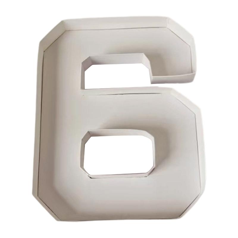 Lightweighted Snack Organize Box With Letter Shape Multipurpose Food Container Party Favor Box