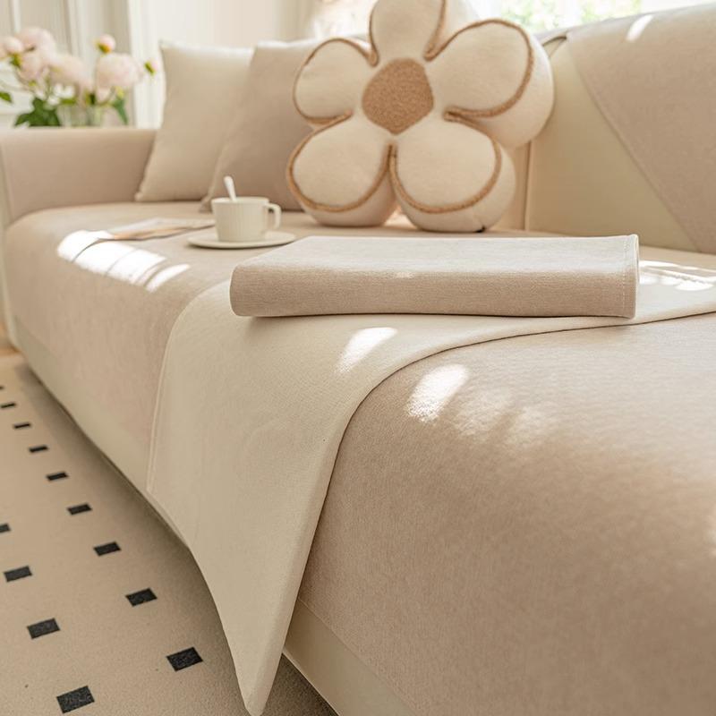 

Chenier Sofa Cushion New High-End Seat Cushion Simple Modern Non-Slip Sofa Cover Cover Cloth Backrest Towel 70*70cm