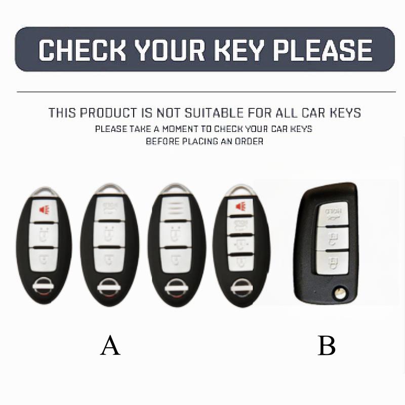 Metal Zinc Car Key Case Cover Shell for Nissan Qashqai X-Trail T32 T31 Juke J10 J11 Kicks Tiida Pathfinder Note for Infiniti Altima Micra Murano