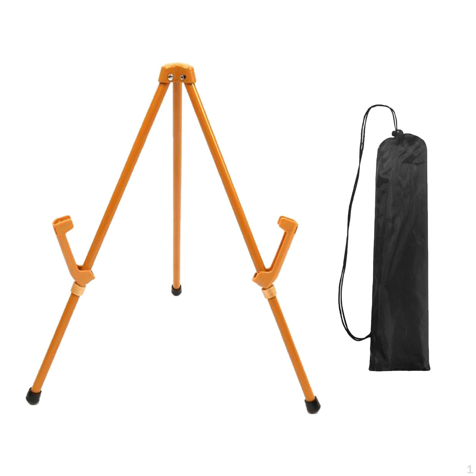 Adjustable Tabletop Easel for Art Display, Portable Folding Stand Wedding Photos Argent