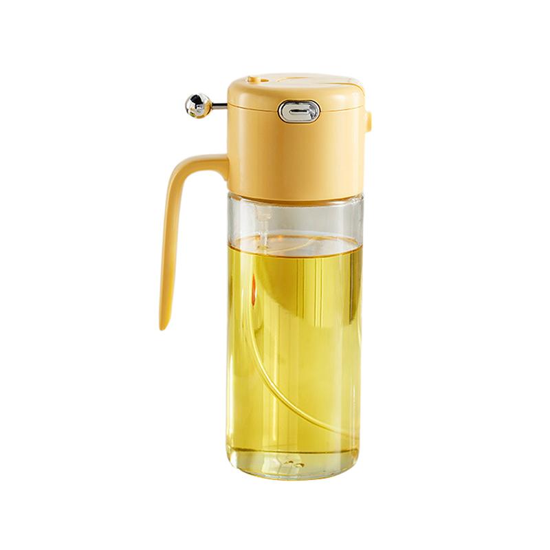 

Oil Dispenser For Kitchen,550Ml Leakproof Glass Oil Bottle With Auto Flip Cap,Olive Oil Dispenser For Kitchen Cooking жёлтый