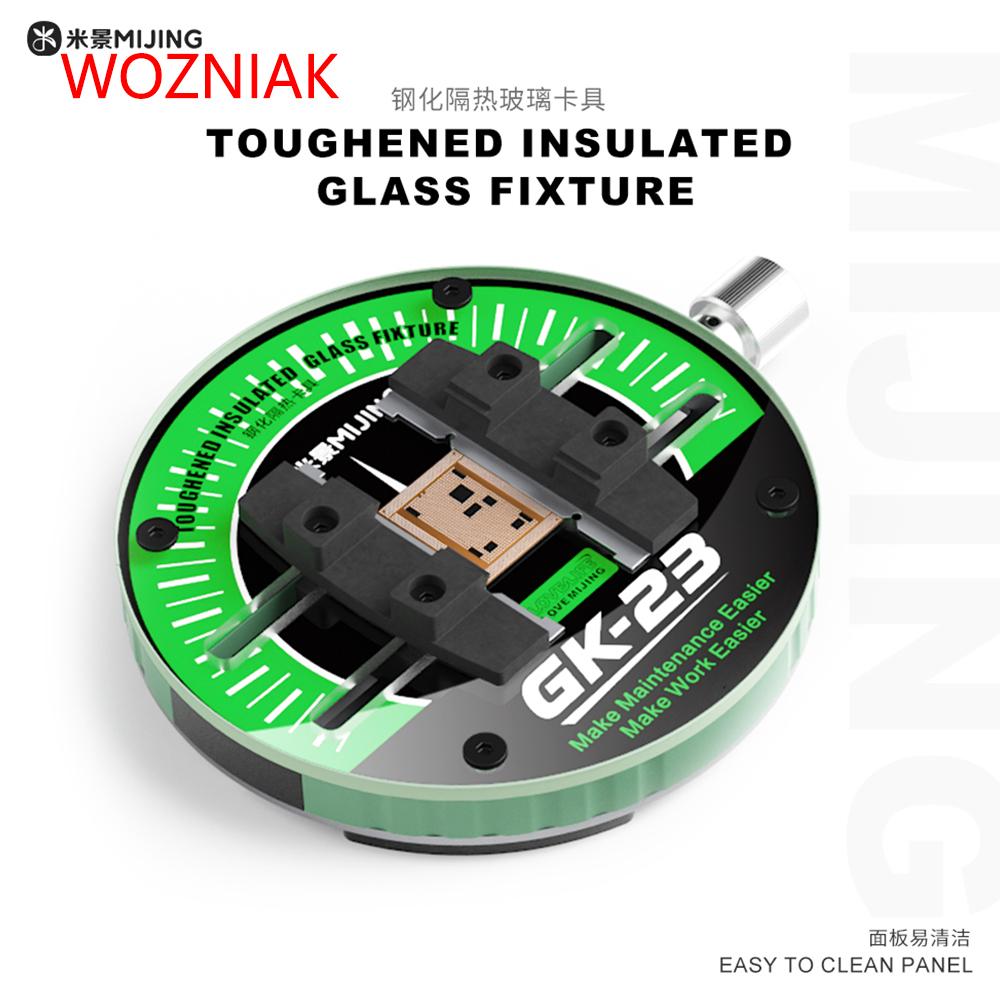 MIJING GK23 Toughend Insulated Glass Fixture High Temperature Resistance and Easy Cleaning PCB Motherboard CHIP Fixing Fixture