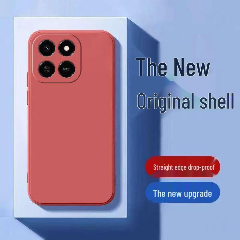 Honor Play10T Simple Solid Color Liquid Silicone Anti-drop Case