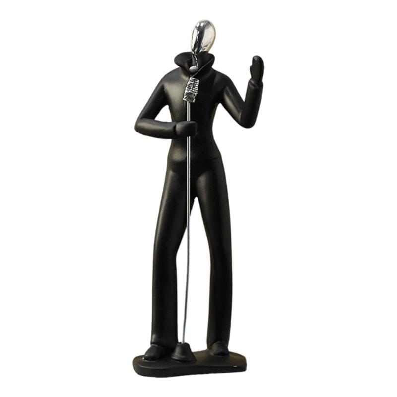 

Artistic Miniature Sculpture Collection For Shelf Desktop Decoration Multiple Theme Including Guitar Singers