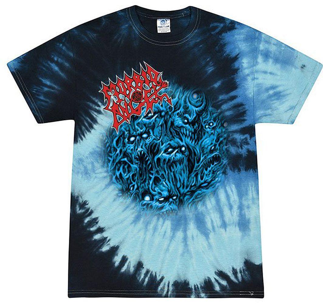 Morbid Angel Blue Tie Dye T-Shirt XXXL