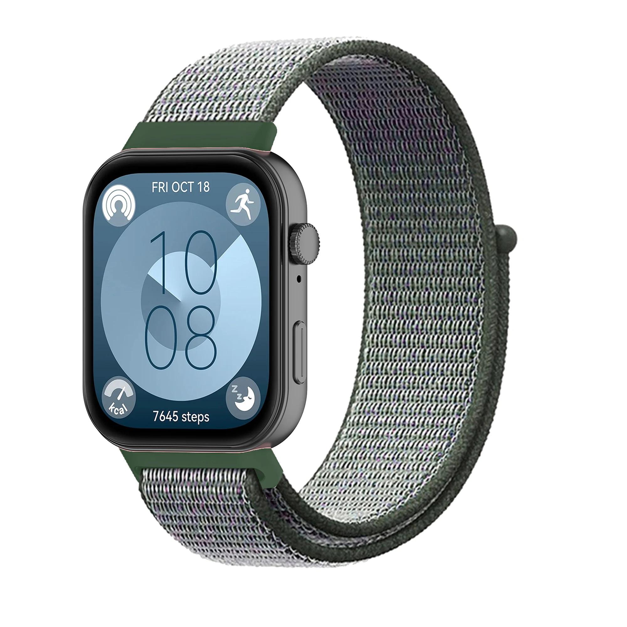 Официальный ремешок из нейлоновой петли для спортивного браслета Huawei Watch Fit 3, ремешок для часов Correa для умных часов Huawei Watch Fit 3 Huawei Watch Fit 3