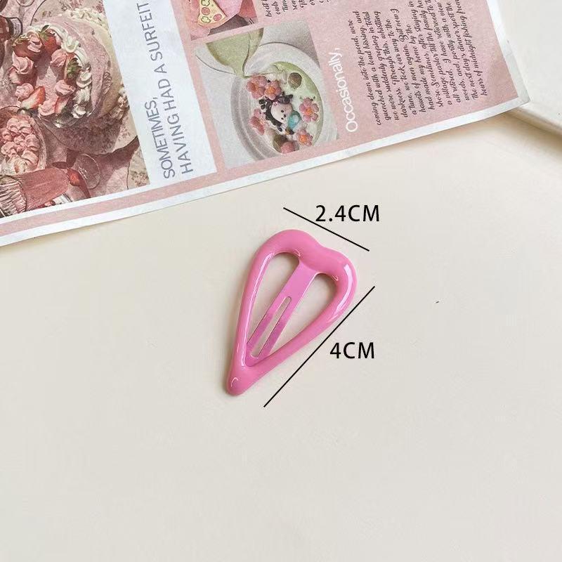 Colorful Dopamine Cute Kids' Korean Style Candy Hair Clip, 4cm