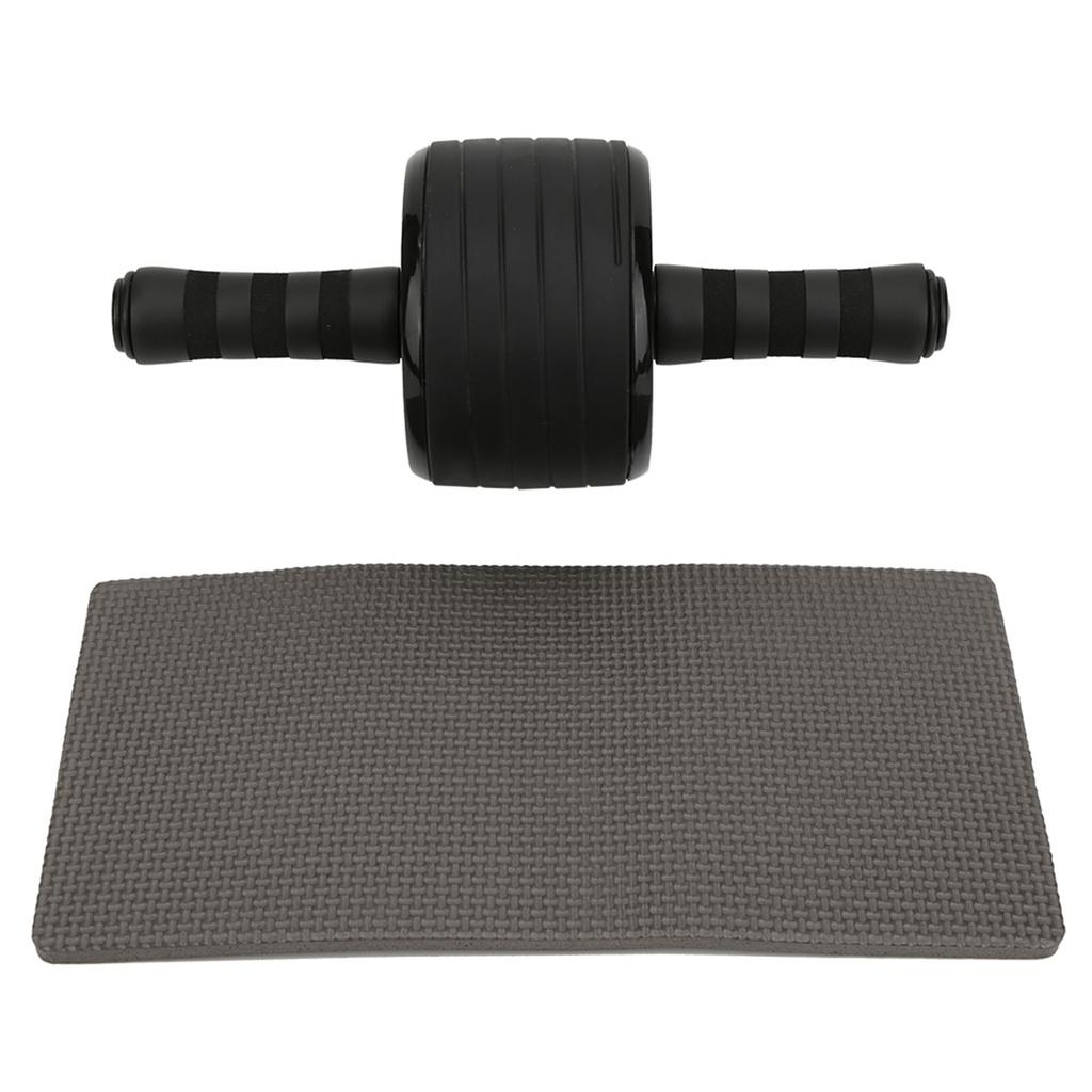 Rueda para Entrenamiento de Músculos Abdominales Rodillo Mango de Esponja Agarre Equipo de Ejercicio para la Cintura Gimnasio Fuerza Corporal Potencia Fitness