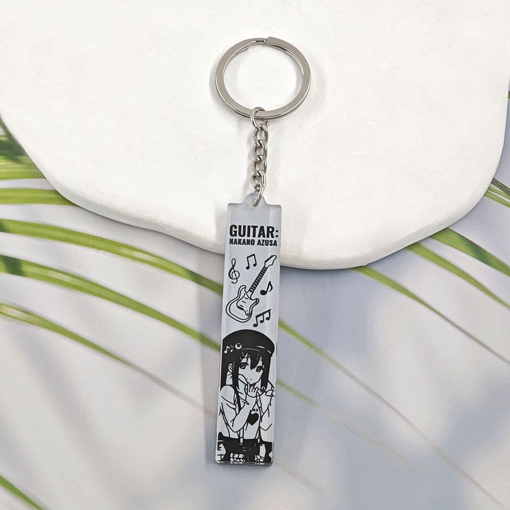 Creative English Slogan Acrylic Keychain - European & American Style