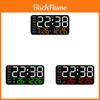 Modern Digital Wall Clock With Led Display And Temperature For Living Room Decor