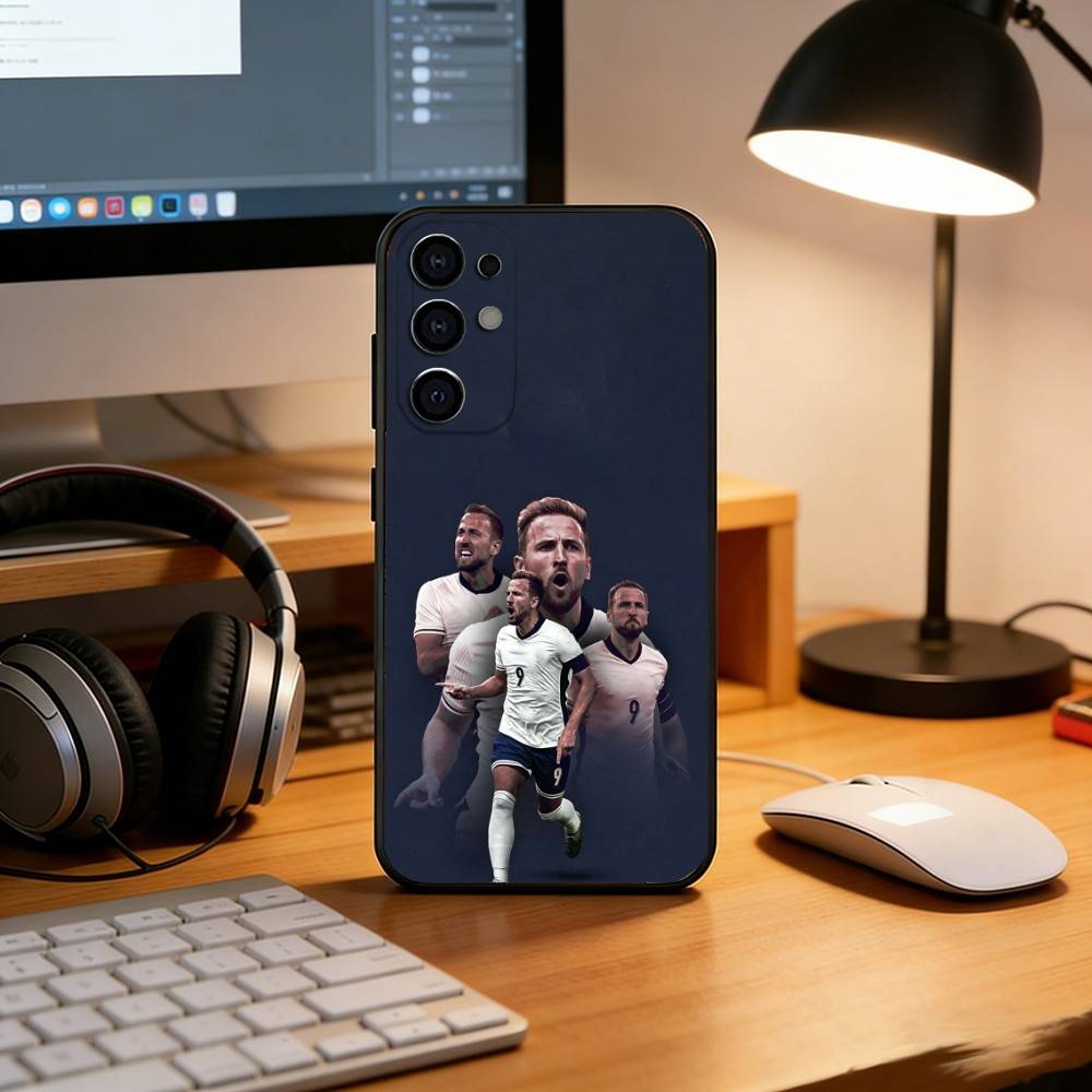 H-Harry K-Kane Phone Case For Samsung S25,S24,S21,S22,S23,S30,Ultra,S20,Plus,Fe,Lite,Note,10,Black Cover