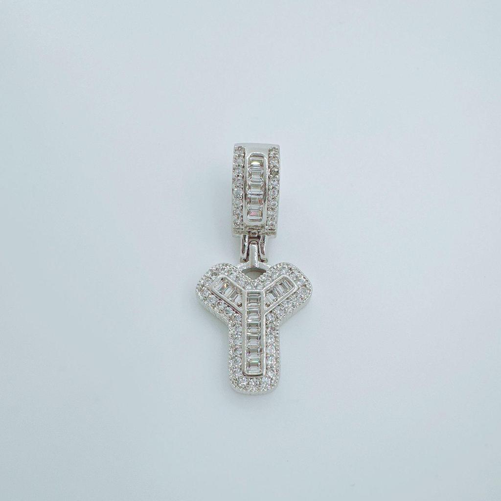 European Rock Candy Necklace: 26-Letter Pendant, Hip Hop Fashion Jewelry Accessories