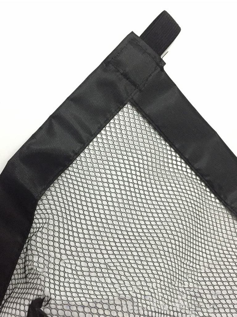 1pc-Pet Fence, Isolation Barrier, Convenient Foldable with Zipper - Safe, Tear Resistant, Staircase Protective Net, Black