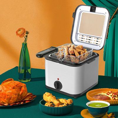 Deep Frying Pot Nonstick Coating Fryer for Restaurant Kitchen Vegetable KTY