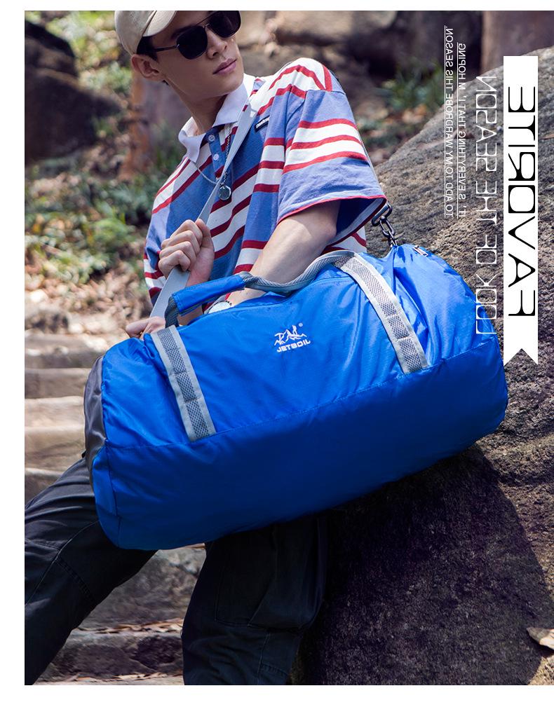 Large Capacity Waterproof Travel Bag - Foldable, Portable Fitness and Luggage Storage