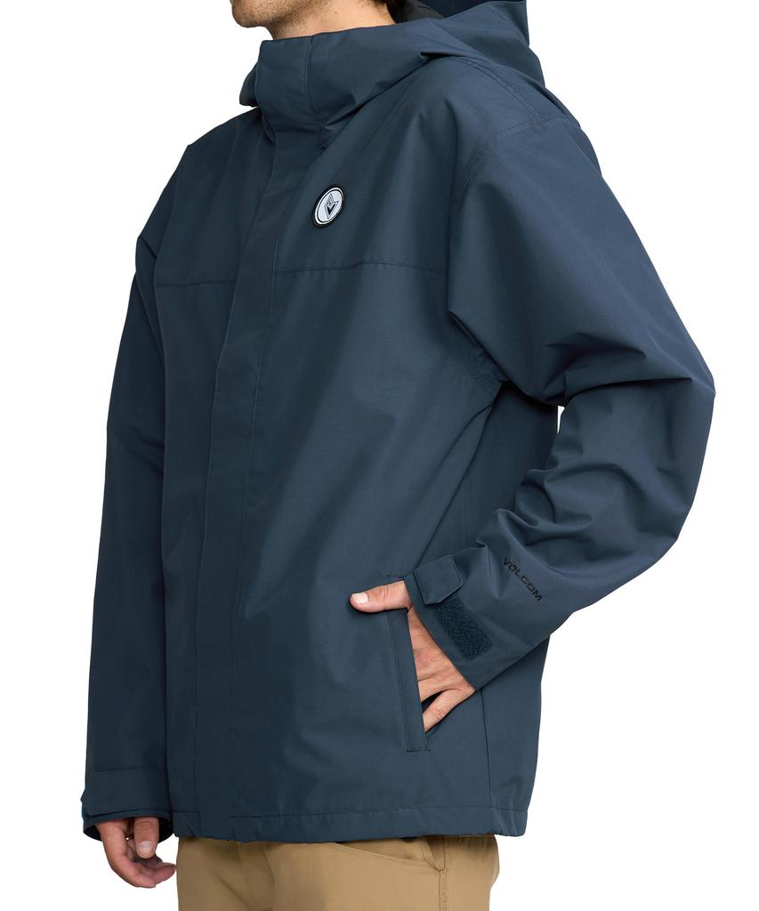 Volcom Men'S Buck-Three-Eighty Jacket (Dark Blue)