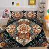 Set Copripiumino 3D Stampa Floreale Donna Tessili per la Casa Poliestere Dimensioni Queen Set Copripiumino per Letto