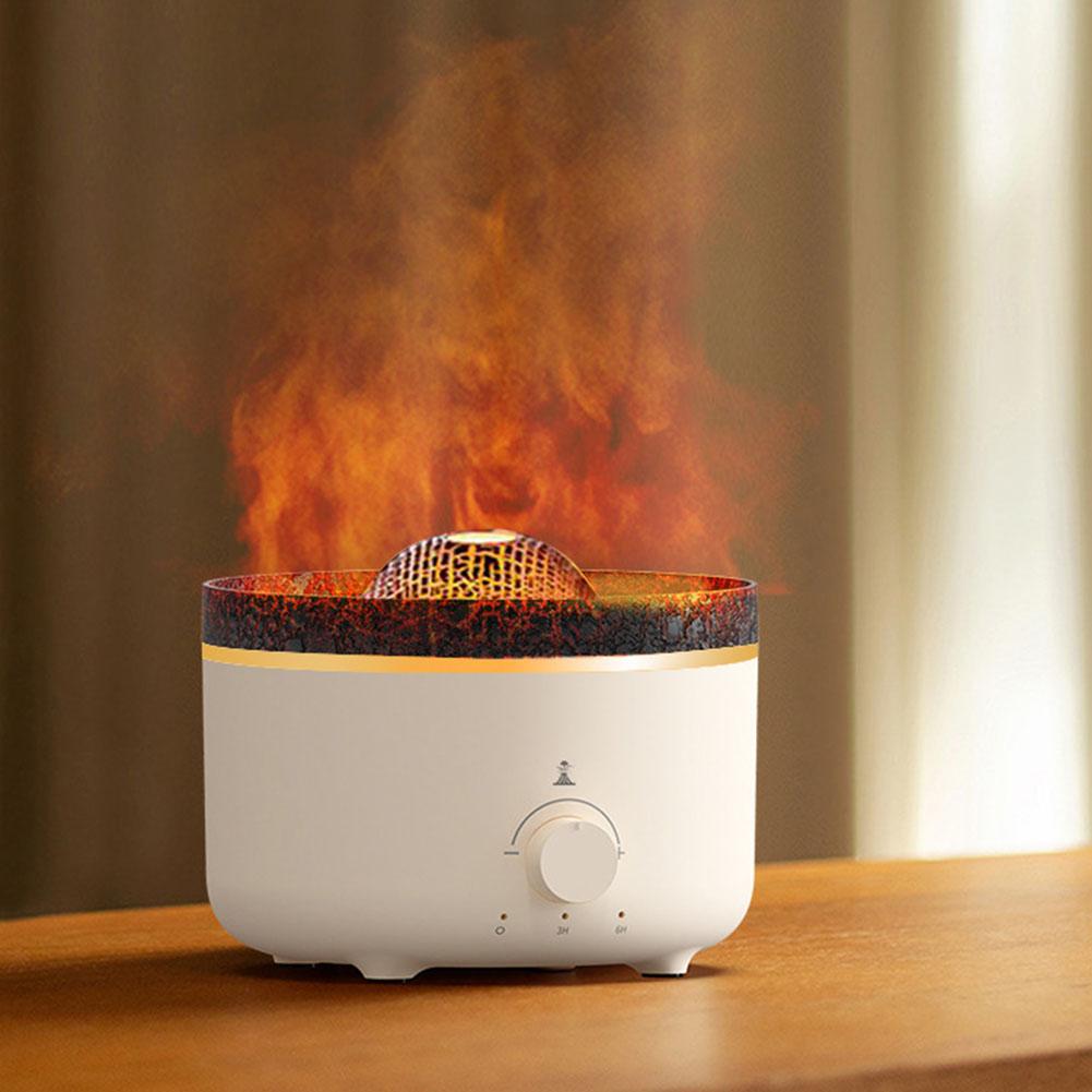 Bicolor Jellyfish Mini Humidifier Flame Mini Aroma Diffuser for Home Office Yoga
