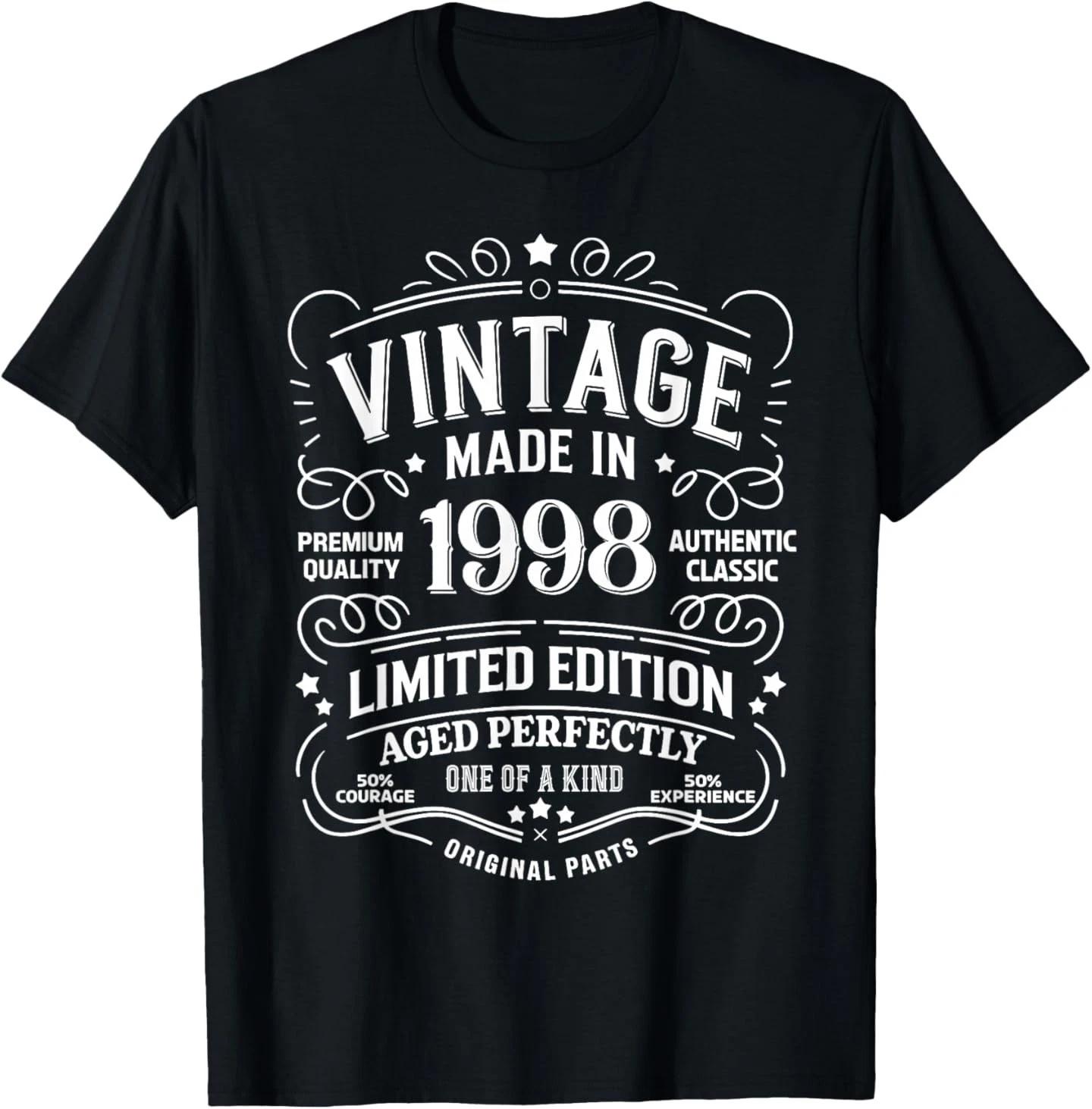 28th Birthday T-shirt 1998 Birthday Gifts For Men Women T-Shirt S