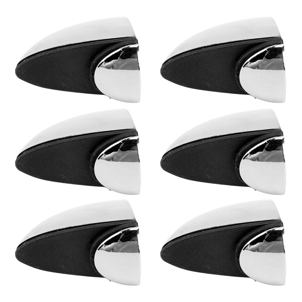 12PCS Glass Partition Clamps Panel Fixing Clip Desk Divider Support Clamp Glossy Finish 1‑10mm