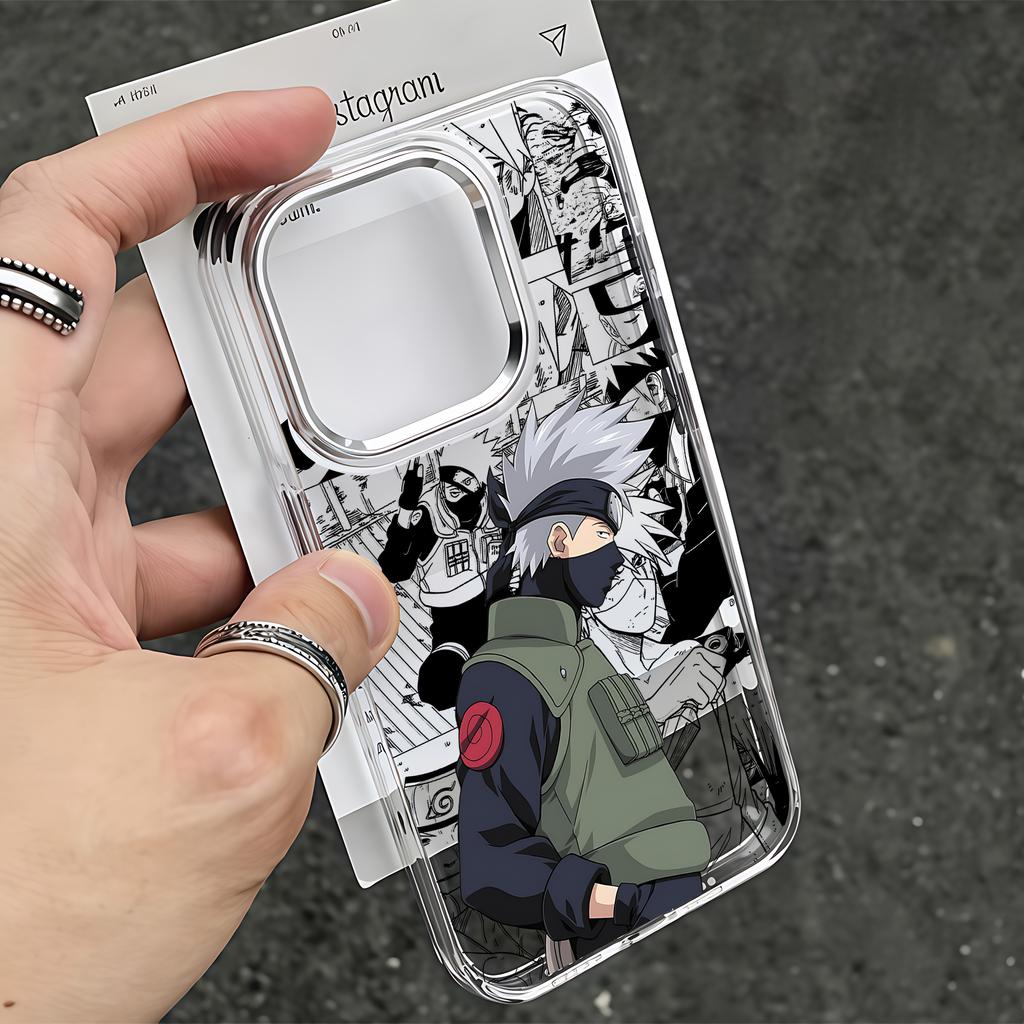 Anime Hatakes Kakashis Phone Case For iPhone 17e 17 16e 16 15 14 13 12 11 mini Pro Max X XR XSMAX 8 7 Air Plus Clear