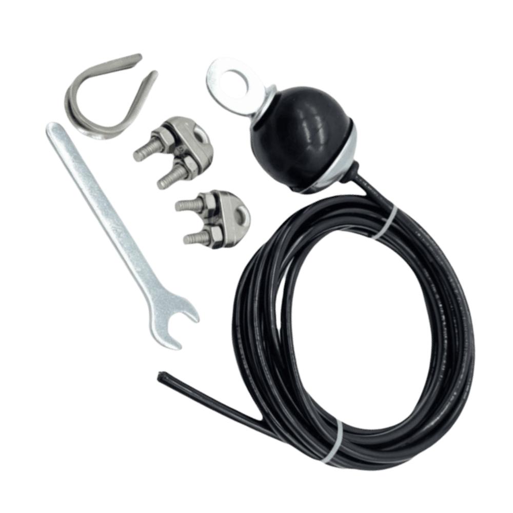 5pcs Adjustable Fitness Pulley Cable TPU Coated Steel Wire Rope Gym Cable Rope Pulley System