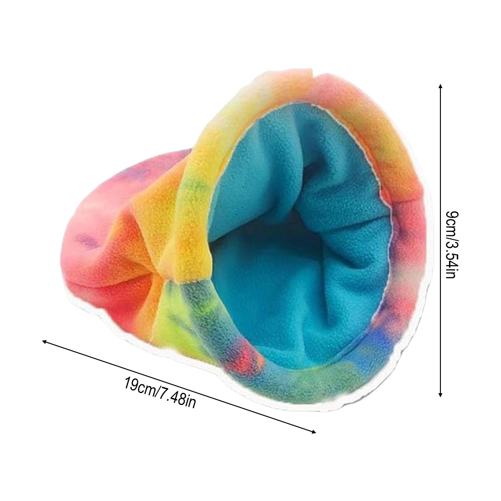Hamster Nest Winter Warm Small Pet Sleeping Bag With Fleece And Flannel Warmth Plushy Nest For Hamsters Chinchillas Small Animal