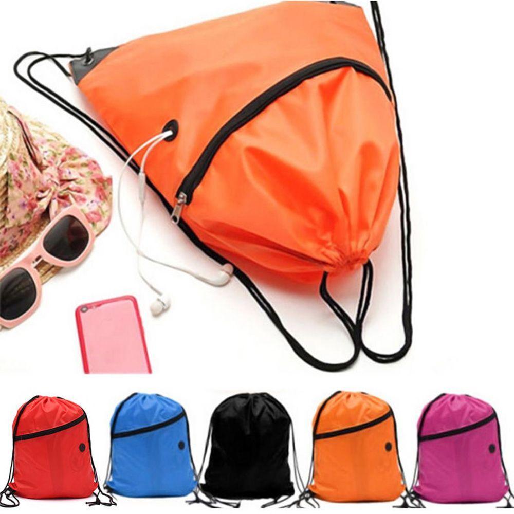 Sport Book Gym School Waterproof Storage Backpack Drawstring Bag Pouch Pack