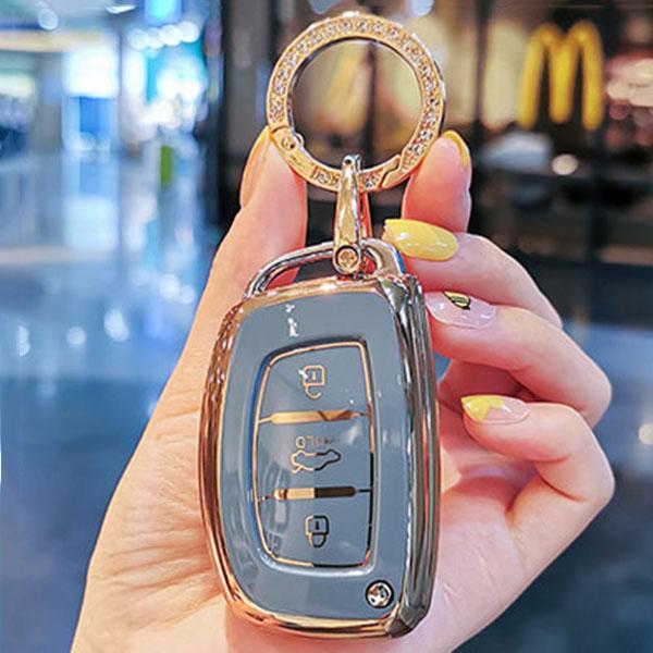 Tpu Flip Key Car Key Case Cover For Hyundai I20 Ix25 Ix35 Ix45 I10 I20 I30 Hb20 Elantra Solaris Sonata Santa Fe Sport Tucson