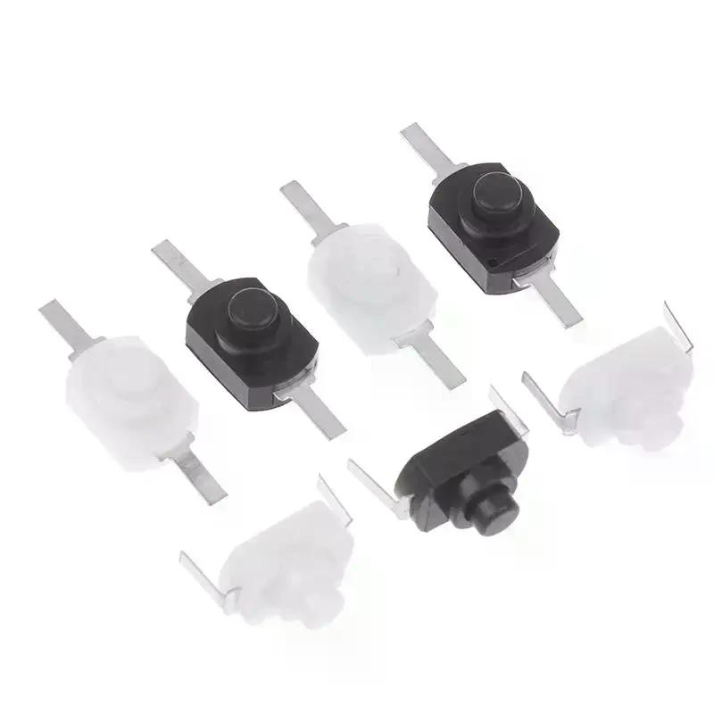 1208YD 1288BM Mini Push Button Switch Self Lock Switch Latching On Off Switch Micro Switch For Electric Torch Flashlight
