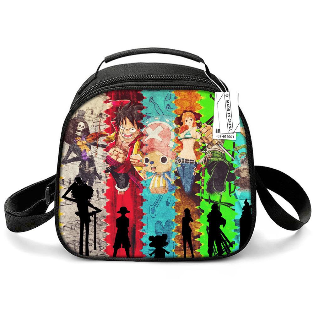 Animation Lunch Box Thermal Insulation Bag Lunch Bag Student Thickened Aluminum Foil Nautical King Storage Thermal Insulation Meal Bag Ice Bag