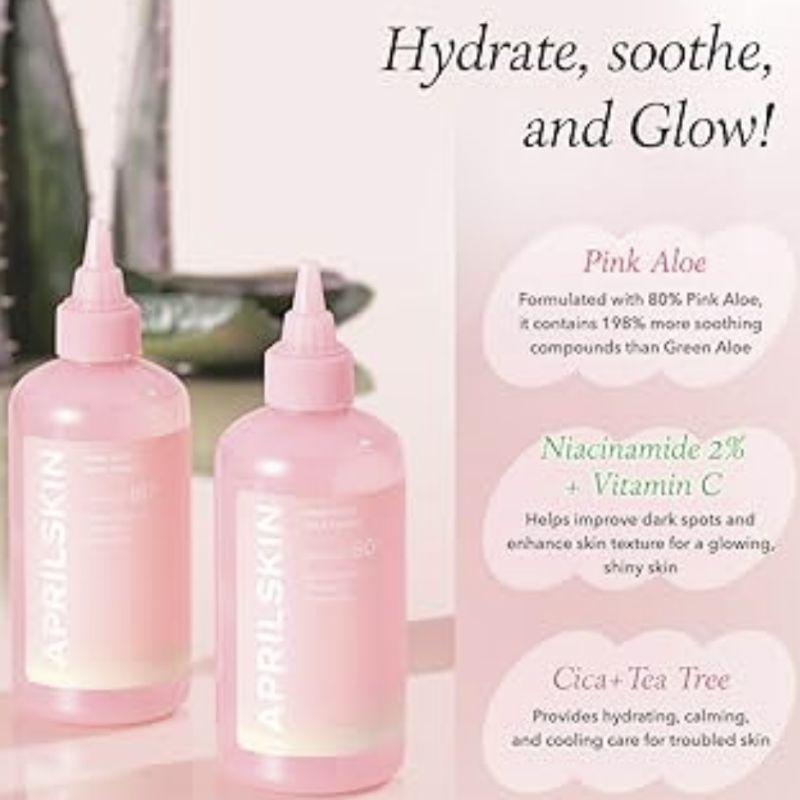 Aprilskin Pink Aloe Vita Toner 250ml – Soothing & Hydrating Daily Facial Toner