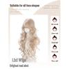Long Curly Gray-Gold Lolita Wig for Women – Natural Look, Face-Slimming, Full Coverage