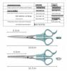 Professional Hair Cutting Scissors Set: Stainless Steel Hairdressing Scissors, Thinning Shears & Straight Shears.