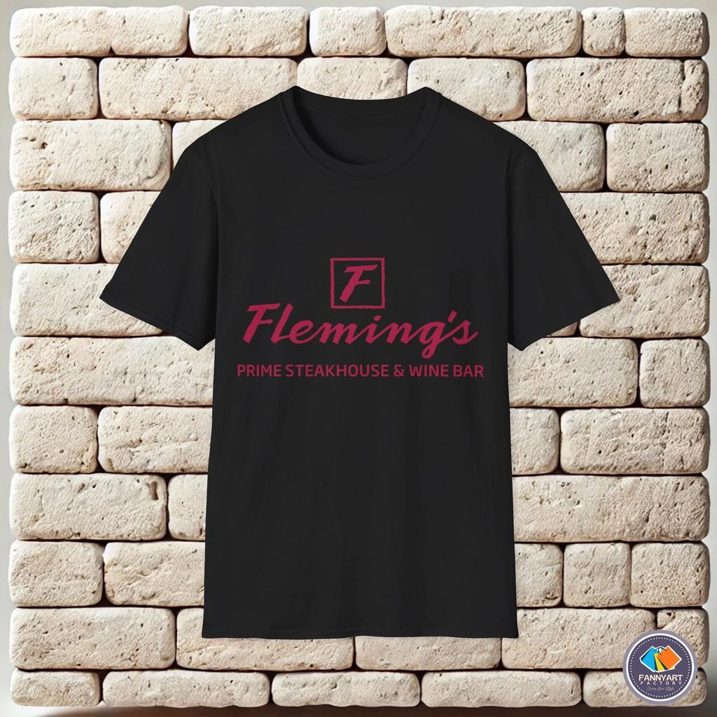 Fleming's Prime Steakhouse Logo Unisex T-Shirt