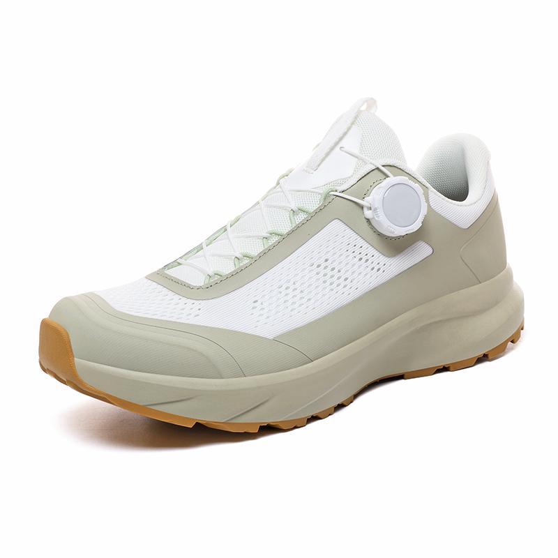 TUINANLE Men’s Non Slip Large Size Wide Outdoor Hiking Walking Sneakers Rotating Button Casual Trainers Sizes 39-45
