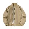 Men's Versatile Japanese-Style Windproof Baseball Jacket with Stand Collar