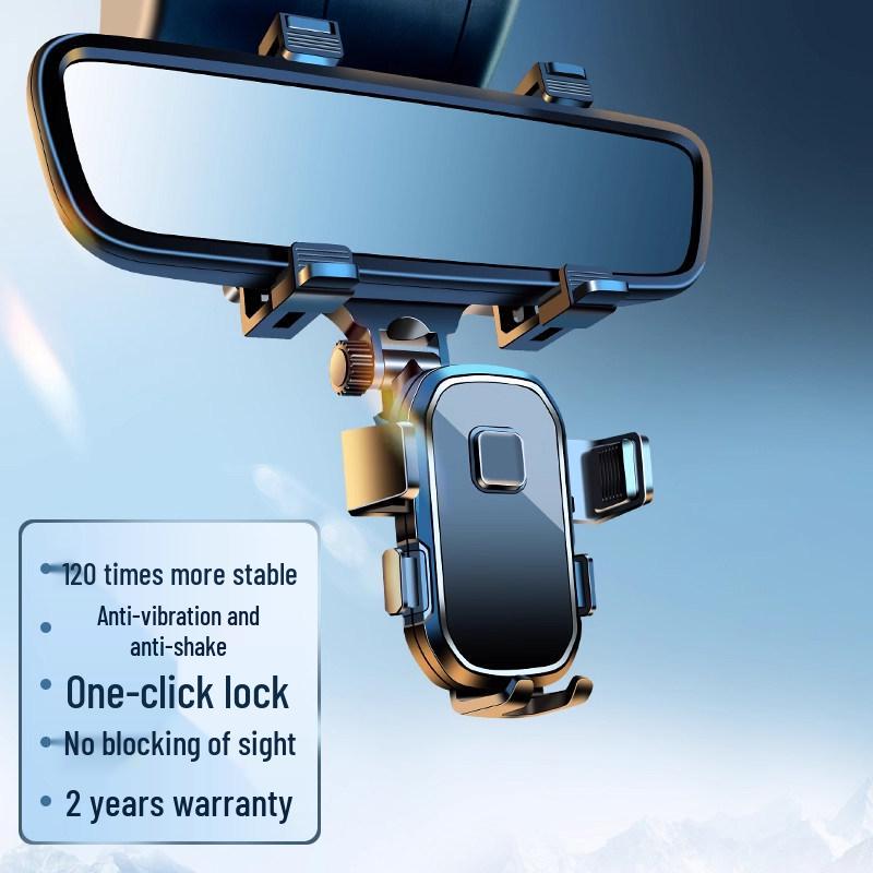 2025 AR Navigation Phone Mount & Rearview Mirror Recorder Clip