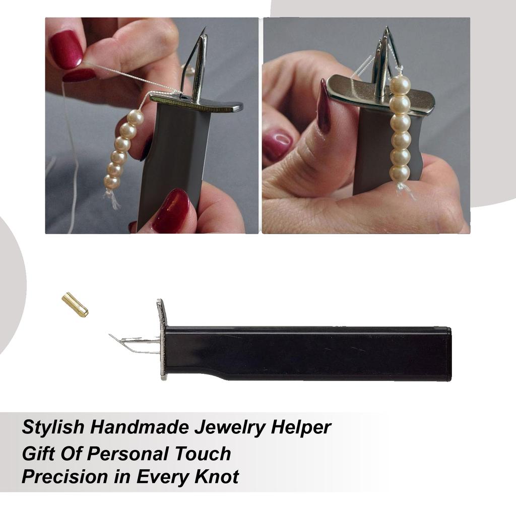 Bead Knotting Tool Portable Handmade Craft Maker Accessories Jewelry Making Stringing Beading Tools For Men Women Boys Girls