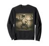 Swan Rock Horns Up Sweatshirt Sunglasses, Music, Funny, Retro,