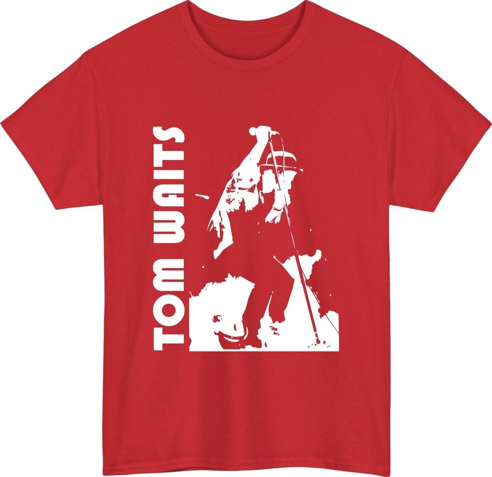 Tom Waits Fan TShirt Vintage Style Tee Retro Music Lover Gift Icon Shirt S