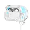 Magnetic Lock Switch Bracket Compatible with Apple AirPods Pro1 Earphone Covers, 1st Generation Pro1 Creative Shockproof Case