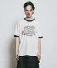BUNKERBUSTER Typographic Ringer Short Sleeve T-Shirt Mq2Tu258_Green