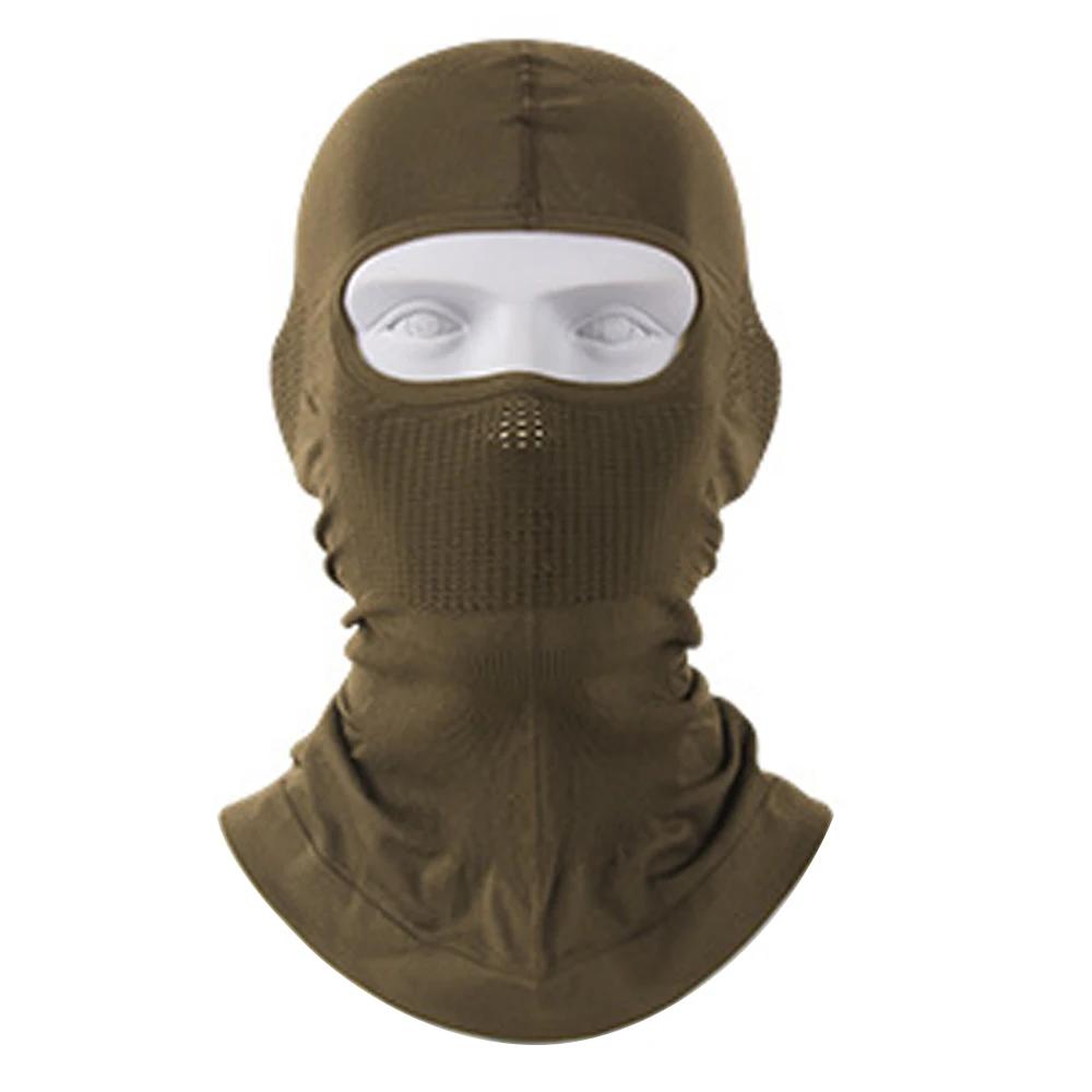 

Breathable Balaclava Hat High Elasticity Motorcycle Full Face Mask Bicycle Ski Motorcycle Helmet Inner Cap Scarf Headgear темные хаки