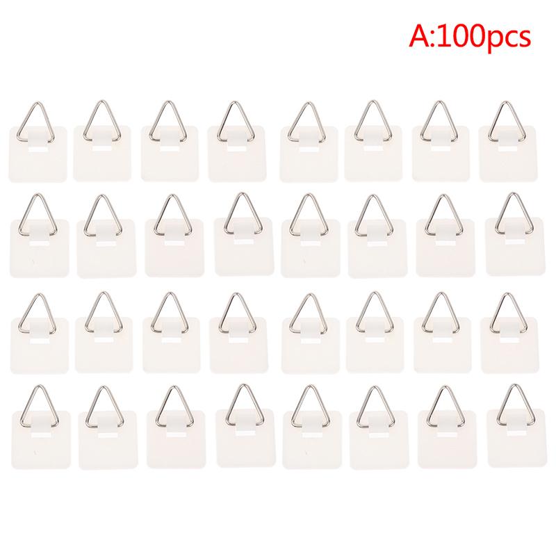 100 szt. Niewidoczny zestaw do zawieszania talerzy Pionowe uchwyty na talerze na ścianę Haczyk na naczynia