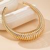 Exaggerated retro elastic ring, fashionable spring collar, European and American style, bracelet, niche personality