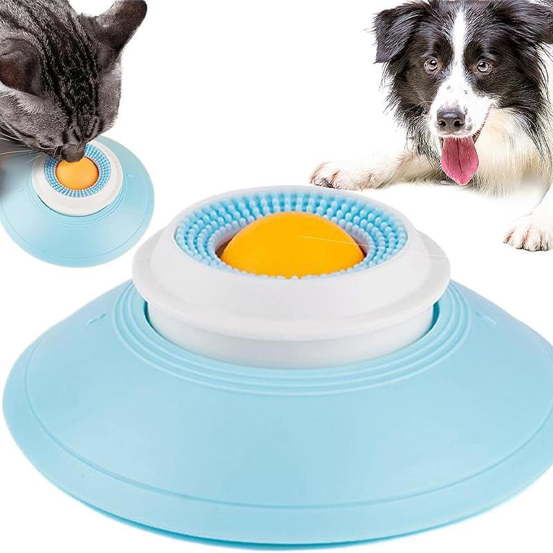Dog Licking Treat Dispenser Bowl Suction Cup Slow Feeder Tongue-Cleaning Sniffing Toy Interactive Pet Feeder For Dog Calming