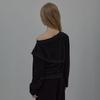 LCDC™ Layered Detail Jersey Top (Black)