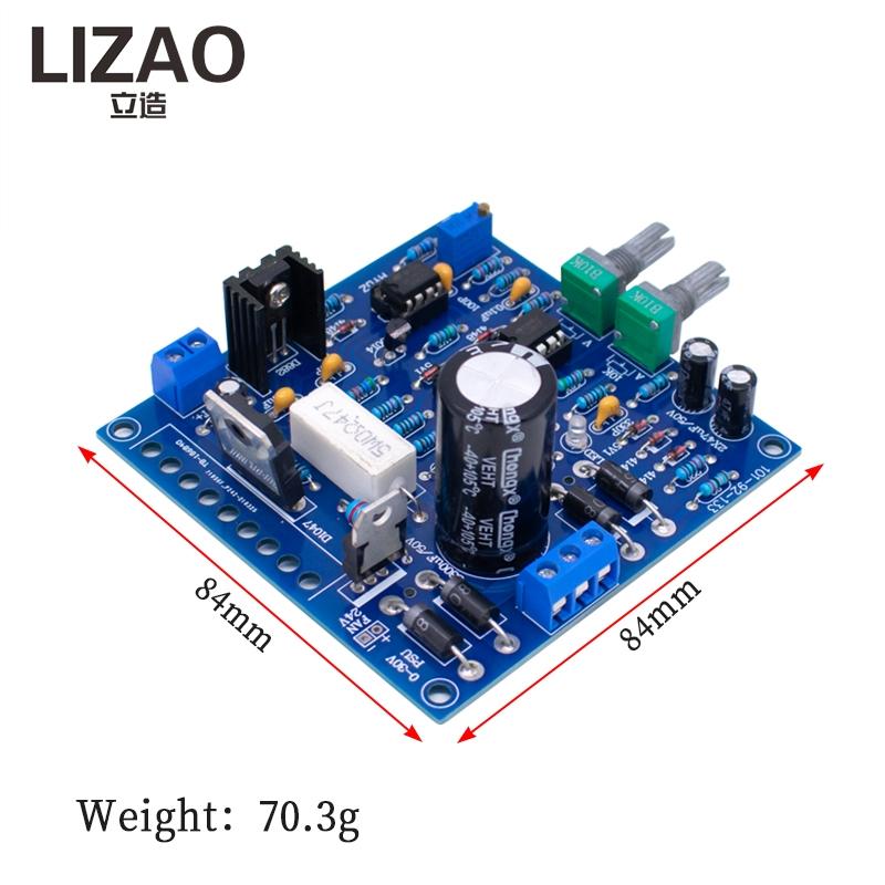 Adjustable 1-11V 1mA-1A DC Regulated Power Supply Kit, Laboratory Power with Short-Circuit & Current Limiting Protection