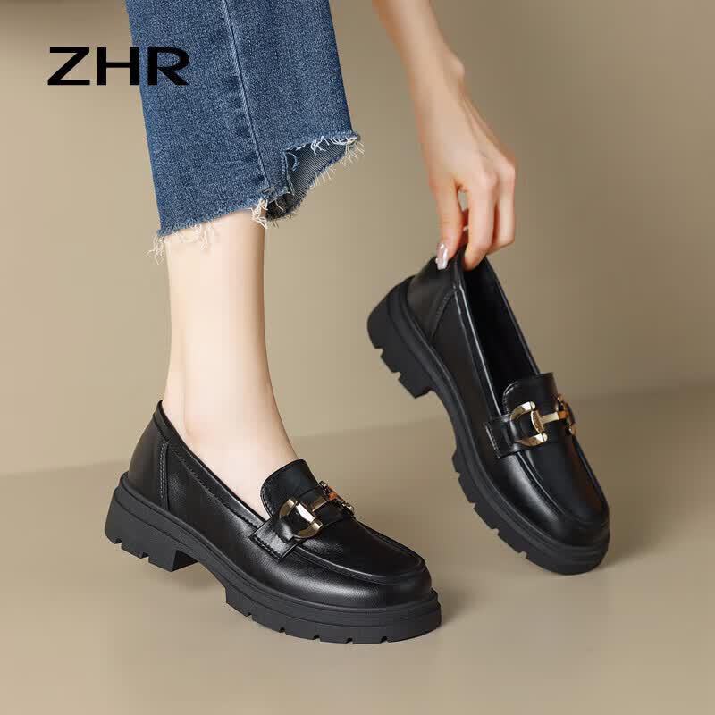 ZHR Women's Classic Platform Loafers